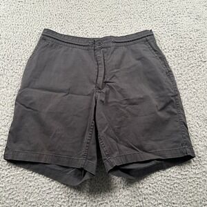Taylor Stitch Men's Shorts‎ Charcoal Gray 31(30 Fits) Drawstring Cotton Blend 7"